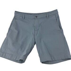 Lululemon Commission Short Mens Gray Tech Stretch Casual Shorts Size 36 Lt Blue‎
